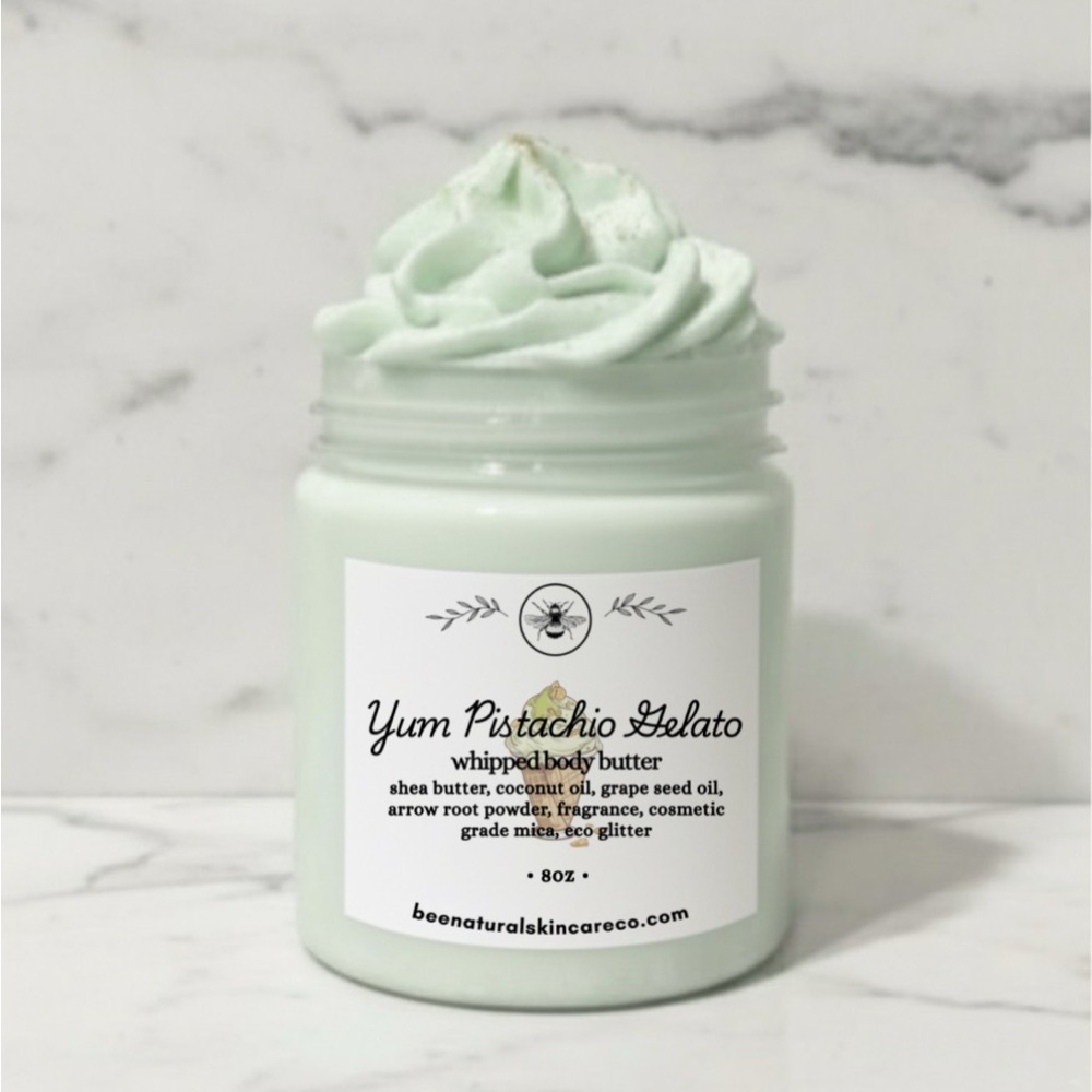 8oz Yum Pistachio Gelato Whipped Body Butter